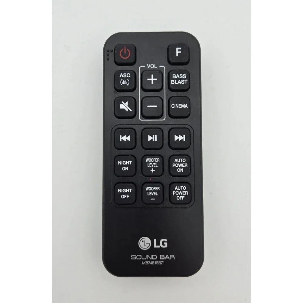 Genuine AKB75515301‎ Remote Control for LG Sound Bar System Replacement OEM